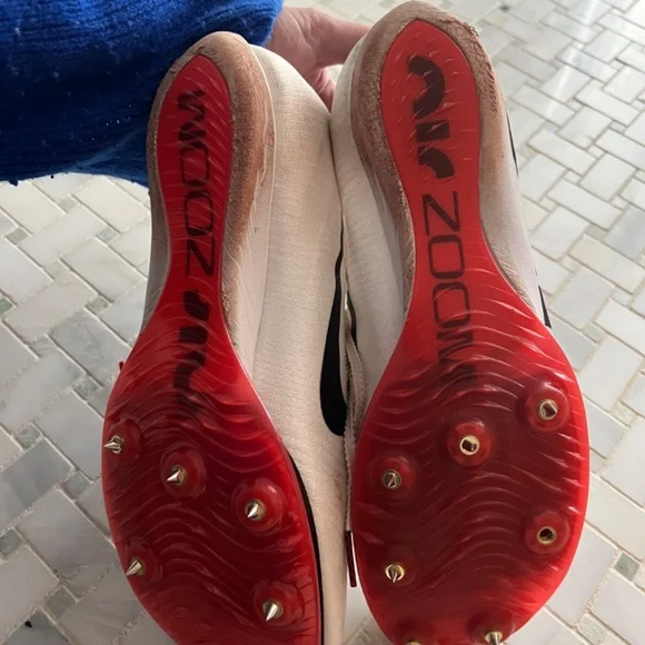 Nike Mens Air Zoom Maxfly Spikes 9.5 “University Red”